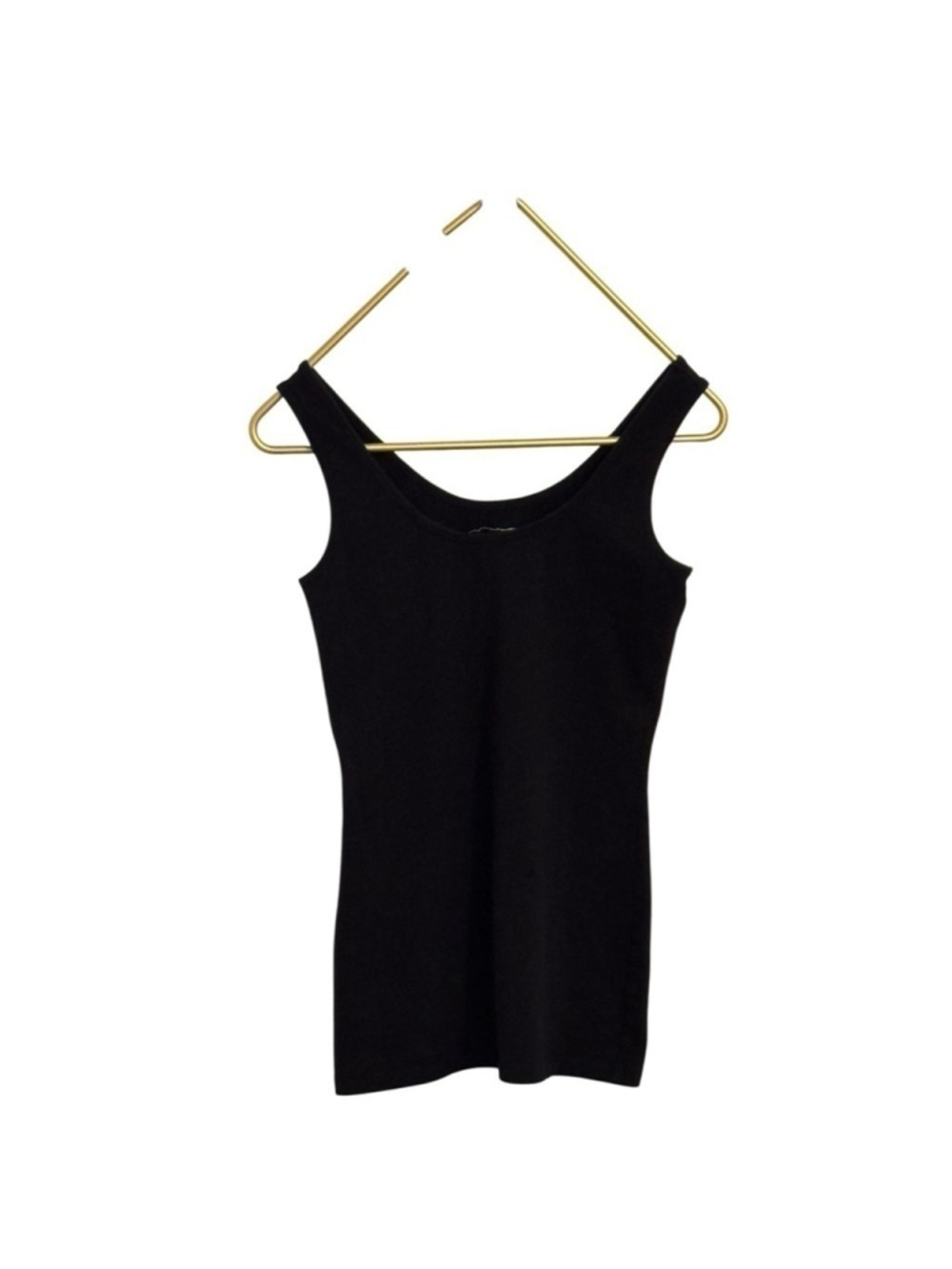 Maurices Black Ribbed Tank Top Small